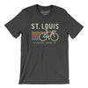 St. Louis Cycling Men/Unisex T-Shirt-Dark Grey Heather-Allegiant Goods Co. Vintage Sports Apparel