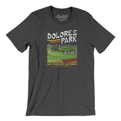 Dolores Park Men/Unisex T-Shirt-Dark Grey Heather-Allegiant Goods Co. Vintage Sports Apparel