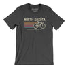 North Dakota Cycling Men/Unisex T-Shirt-Dark Grey Heather-Allegiant Goods Co. Vintage Sports Apparel