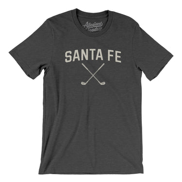 Santa Fe Golf Men/Unisex T-Shirt-Dark Grey Heather-Allegiant Goods Co. Vintage Sports Apparel