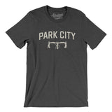 Park City Cycling Men/Unisex T-Shirt-Dark Grey Heather-Allegiant Goods Co. Vintage Sports Apparel