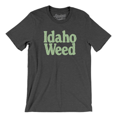 Idaho Weed Men/Unisex T-Shirt-Dark Grey Heather-Allegiant Goods Co. Vintage Sports Apparel