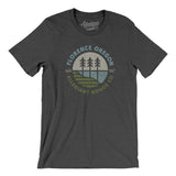 Florence Oregon Retro Badge Men/Unisex T-Shirt-Allegiant Goods Co. Vintage Sports Apparel