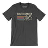 South Dakota Cycling Men/Unisex T-Shirt-Dark Grey Heather-Allegiant Goods Co. Vintage Sports Apparel