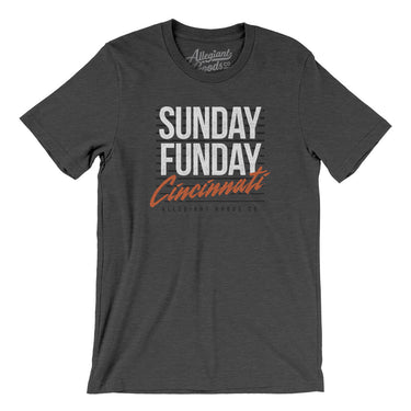 Sunday Funday Cincinnati Men/Unisex T-Shirt-Allegiant Goods Co. Vintage Sports Apparel