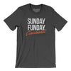 Sunday Funday Cincinnati Men/Unisex T-Shirt-Dark Grey Heather-Allegiant Goods Co. Vintage Sports Apparel