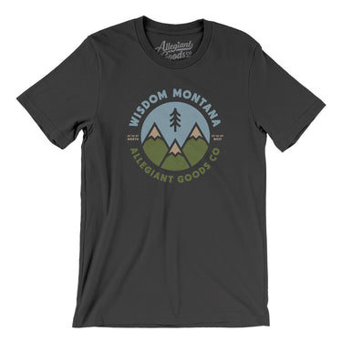 Wisdom Montana Retro Badge Men/Unisex T-Shirt-Allegiant Goods Co. Vintage Sports Apparel