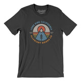 Lone Pine California Retro Badge Men/Unisex T-Shirt-Dark Grey-Allegiant Goods Co. Vintage Sports Apparel