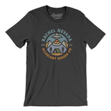 Rachel Nevada Retro Badge Men/Unisex T-Shirt-Dark Grey-Allegiant Goods Co. Vintage Sports Apparel