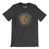 Sedona Arizona Retro Badge Men/Unisex T-Shirt-Dark Grey-Allegiant Goods Co. Vintage Sports Apparel