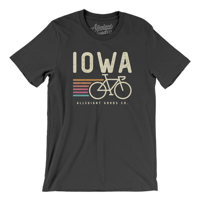 Iowa Cycling Men/Unisex T-Shirt-Dark Grey-Allegiant Goods Co. Vintage Sports Apparel