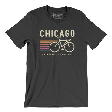 Chicago Cycling Men/Unisex T-Shirt-Allegiant Goods Co. Vintage Sports Apparel
