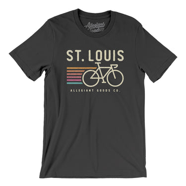 St. Louis Cycling Men/Unisex T-Shirt-Allegiant Goods Co. Vintage Sports Apparel