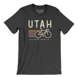 Utah Cycling Men/Unisex T-Shirt-Dark Grey-Allegiant Goods Co. Vintage Sports Apparel