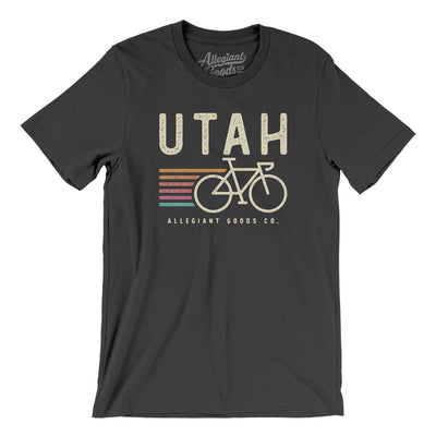 Utah Cycling Men/Unisex T-Shirt-Dark Grey-Allegiant Goods Co. Vintage Sports Apparel