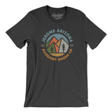 Jerome Arizona Retro Badge Men/Unisex T-Shirt-Dark Grey-Allegiant Goods Co. Vintage Sports Apparel