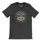 Mcminnville Oregon Retro Badge Men/Unisex T-Shirt-Dark Grey-Allegiant Goods Co. Vintage Sports Apparel