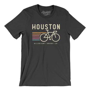 Houston Cycling Men/Unisex T-Shirt-Allegiant Goods Co. Vintage Sports Apparel