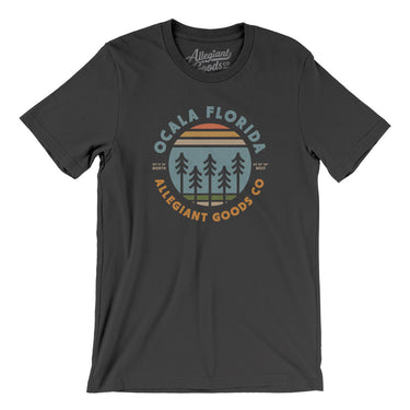 Ocala Florida Retro Badge Men/Unisex T-Shirt-Allegiant Goods Co. Vintage Sports Apparel