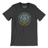 Blye Washington Retro Badge Men/Unisex T-Shirt-Dark Grey-Allegiant Goods Co. Vintage Sports Apparel