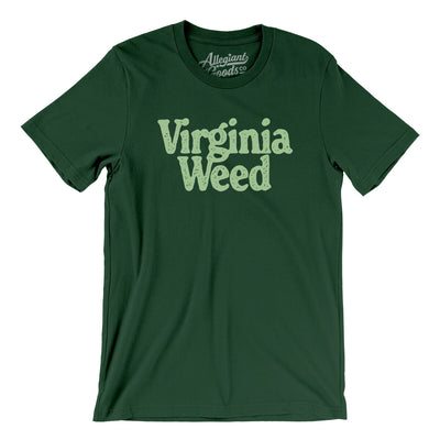 Virginia Weed Men/Unisex T-Shirt-Forest-Allegiant Goods Co. Vintage Sports Apparel