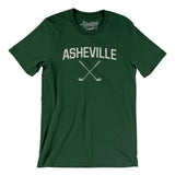 Asheville Golf Men/Unisex T-Shirt-Forest-Allegiant Goods Co. Vintage Sports Apparel