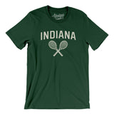 Indiana Tennis Men/Unisex T-Shirt-Forest-Allegiant Goods Co. Vintage Sports Apparel