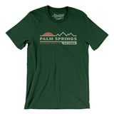 Palm Springs Mountain Sunset Men/Unisex T-Shirt-Forest-Allegiant Goods Co. Vintage Sports Apparel