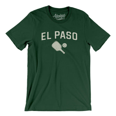 El Paso Pickleball Men/Unisex T-Shirt-Forest-Allegiant Goods Co. Vintage Sports Apparel