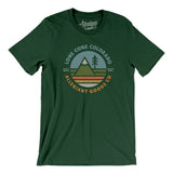 Lone Cone Colorado Retro Badge Men/Unisex T-Shirt-Forest-Allegiant Goods Co. Vintage Sports Apparel