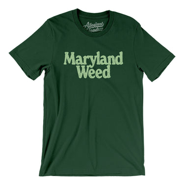 Maryland Weed Men/Unisex T-Shirt-Allegiant Goods Co. Vintage Sports Apparel