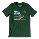 Red Lodge Montana Men/Unisex T-Shirt-Forest-Allegiant Goods Co. Vintage Sports Apparel