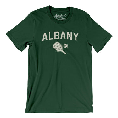 Albany Pickleball Men/Unisex T-Shirt-Forest-Allegiant Goods Co. Vintage Sports Apparel