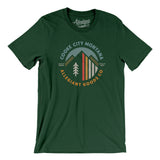 Cooke City Montana Retro Badge Men/Unisex T-Shirt-Forest-Allegiant Goods Co. Vintage Sports Apparel