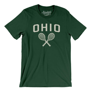 Ohio Tennis Men/Unisex T-Shirt-Forest-Allegiant Goods Co. Vintage Sports Apparel