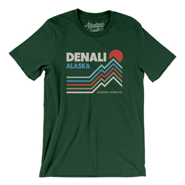 Denali Alaska Men/Unisex T-Shirt-Forest-Allegiant Goods Co. Vintage Sports Apparel