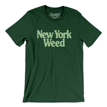 New York Weed Men/Unisex T-Shirt-Forest-Allegiant Goods Co. Vintage Sports Apparel