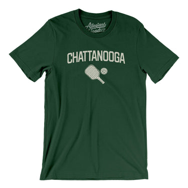 Chattanooga Pickleball Men/Unisex T-Shirt-Forest-Allegiant Goods Co. Vintage Sports Apparel
