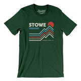 Stowe Vermont Men/Unisex T-Shirt-Forest-Allegiant Goods Co. Vintage Sports Apparel