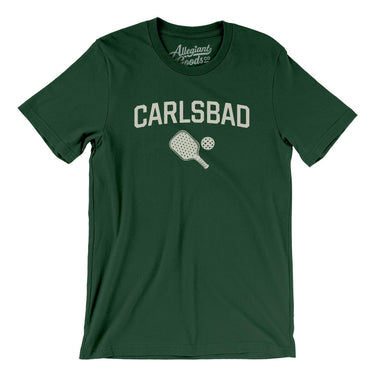 Carlsbad Pickleball Men/Unisex T-Shirt-Forest-Allegiant Goods Co. Vintage Sports Apparel
