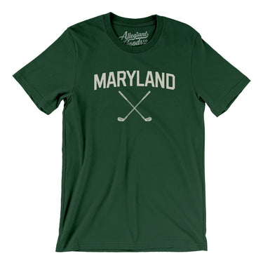 Maryland Golf Men/Unisex T-Shirt-Forest-Allegiant Goods Co. Vintage Sports Apparel