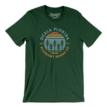 Ocala Florida Retro Badge Men/Unisex T-Shirt-Allegiant Goods Co. Vintage Sports Apparel
