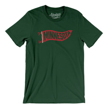 Minnesota Pennant Men/Unisex T-Shirt-Allegiant Goods Co. Vintage Sports Apparel