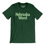 Nebraska Weed Men/Unisex T-Shirt-Forest-Allegiant Goods Co. Vintage Sports Apparel