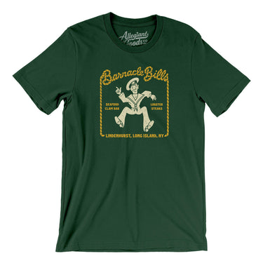 Barnacle Bills Long Island Men/Unisex T-Shirt-Forest-Allegiant Goods Co. Vintage Sports Apparel