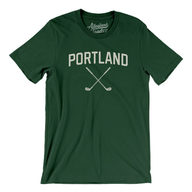 Portland Golf Men/Unisex T-Shirt-Forest-Allegiant Goods Co. Vintage Sports Apparel