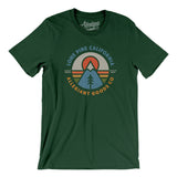 Lone Pine California Retro Badge Men/Unisex T-Shirt-Forest-Allegiant Goods Co. Vintage Sports Apparel