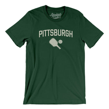 Pittsburgh Pickleball Men/Unisex T-Shirt-Forest-Allegiant Goods Co. Vintage Sports Apparel