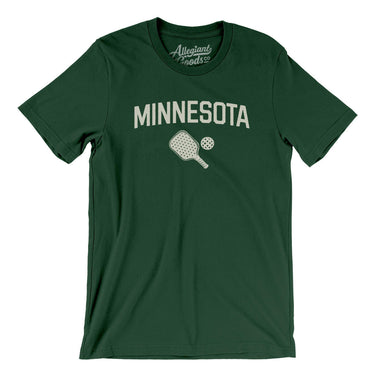 Minnesota Pickleball Men/Unisex T-Shirt-Forest-Allegiant Goods Co. Vintage Sports Apparel