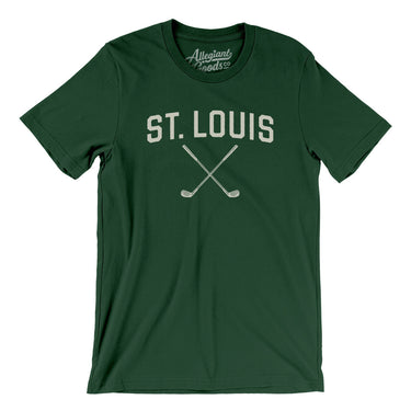 St. Louis Golf Men/Unisex T-Shirt-Forest-Allegiant Goods Co. Vintage Sports Apparel